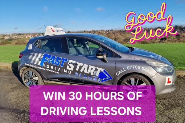 Win 30 Hours of Driving lessons promotional image